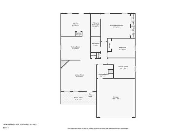 1604 Thornwick Trace in Stockbridge, GA - Building Photo - Building Photo