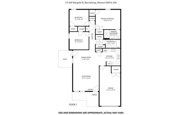 115 SW Marigold St in Blue Springs, MO - Building Photo - Building Photo