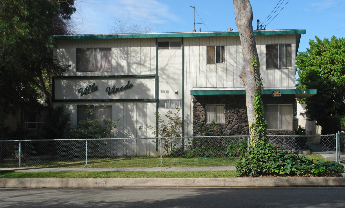 61 Vinedo Ave in Pasadena, CA - Foto de edificio