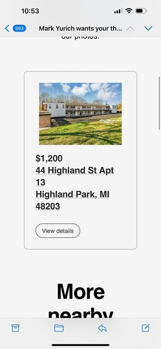 44 Highland St in Highland Park, MI - Building Photo