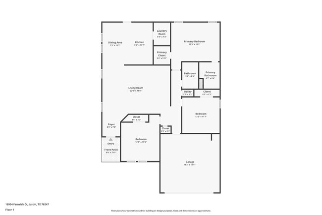 16904 Fenwick Ct in Justin, TX - Foto de edificio - Building Photo