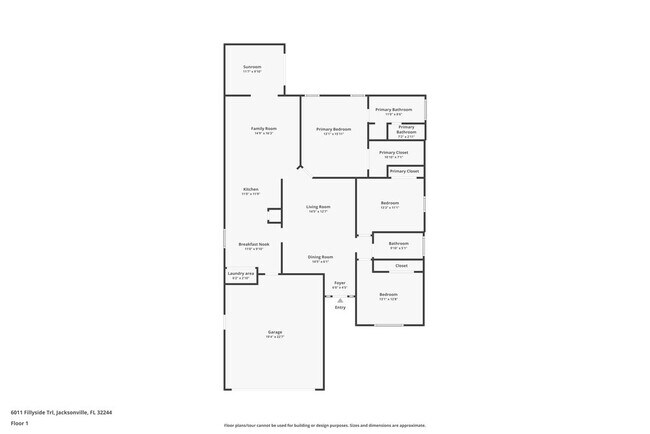 6011 Fillyside Trail in Jacksonville, FL - Foto de edificio - Building Photo