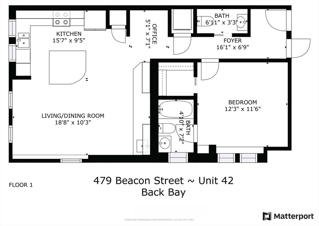 477 Beacon St, Unit 42 in Boston, MA - Building Photo