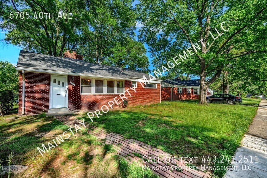 6705 40th Ave in University Park, MD - Building Photo