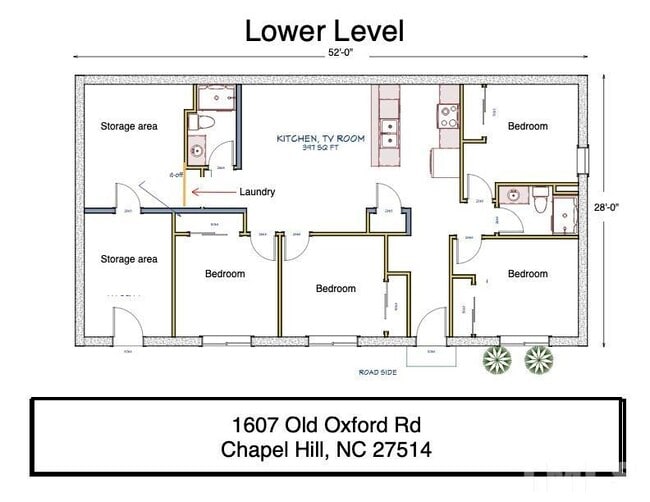 1607 Old Oxford Rd in Chapel Hill, NC - Building Photo - Building Photo