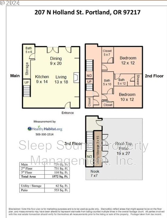 207-219 N Holland St in Portland, OR - Building Photo