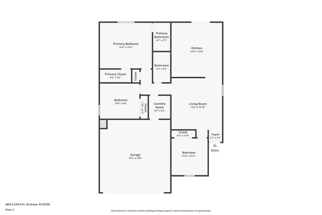 4845 S 243rd Dr in Buckeye, AZ - Foto de edificio - Building Photo