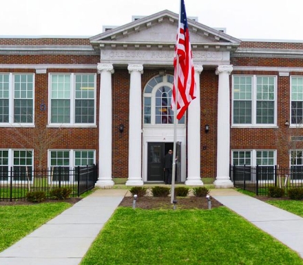 Gregory School Apartments in Long Branch, NJ - Building Photo