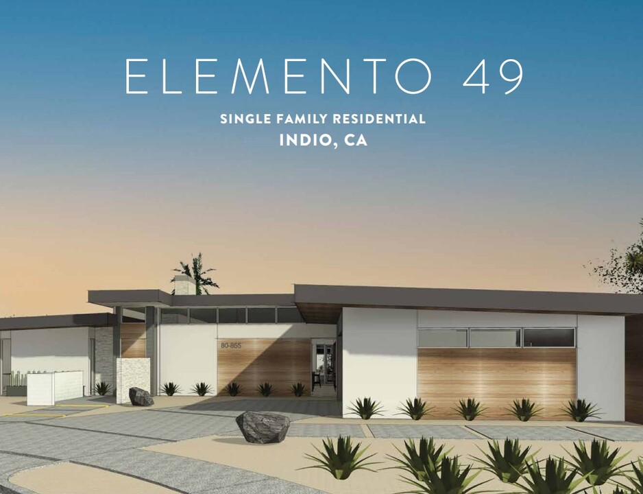 The Residences of Elemento 49 in Indio, CA - Building Photo