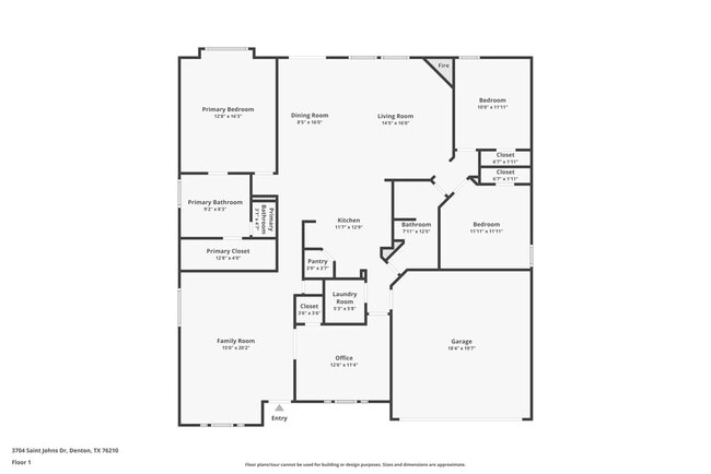 3704 St Johns Dr in Denton, TX - Foto de edificio - Building Photo