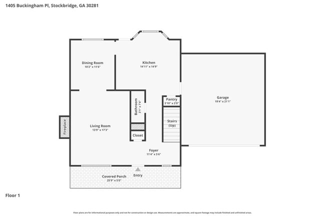 1405 Buckingham Pl, Unit AUCMCX in Stockbridge, GA - Building Photo - Building Photo