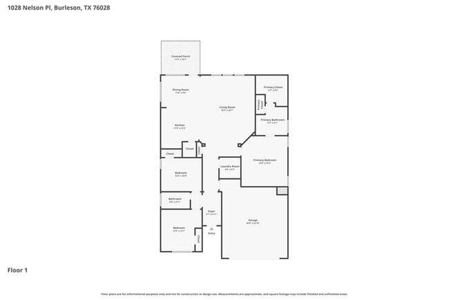 1028 Nelson Pl, Unit B in Burleson, TX - Foto de edificio - Building Photo