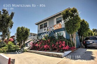 6165 Montezuma Rd in San Diego, CA - Foto de edificio - Building Photo