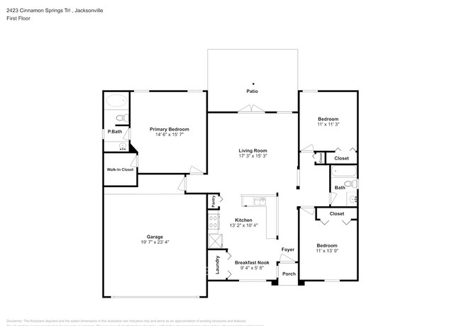 2423 Cinnamon Springs Trail in Jacksonville, FL - Building Photo - Building Photo