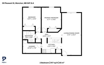 39 Pleasant Street in Moncton, NB - Building Photo - Floor Plan