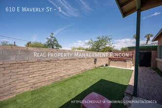 610 E Waverly St-Unit -1 in Tucson, AZ - Foto de edificio - Building Photo