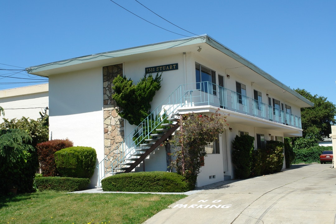 1511 Stuart St in Berkeley, CA - Building Photo