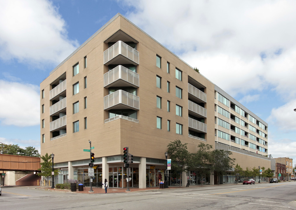 900-910 Chicago Ave in Evanston, IL - Foto de edificio