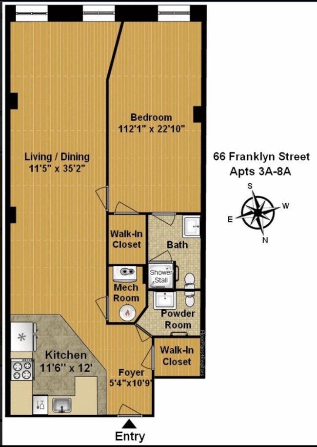66 Franklin St-Unit -5-A in New York, NY - Building Photo - Building Photo