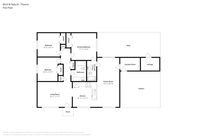 9018 W Sells Dr in Phoenix, AZ - Building Photo - Building Photo