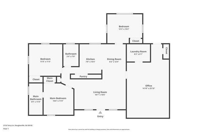 2116 Terry Ln in Douglasville, GA - Building Photo - Building Photo