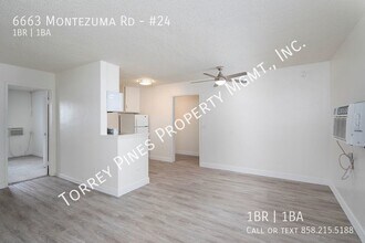 6663 Montezuma Rd, Unit #24 in San Diego, CA - Building Photo - Building Photo