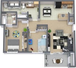 Bridge View Apartments in Clarkston, WA - Foto de edificio - Floor Plan