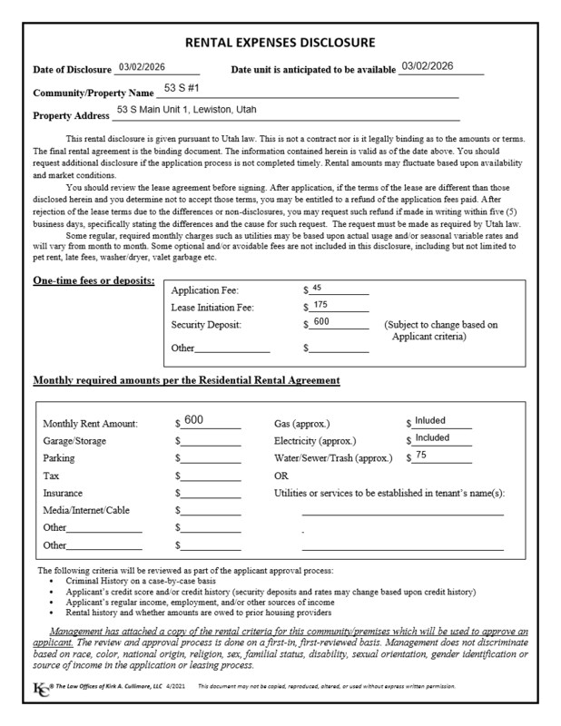 53 S Main St in Lewiston, UT - Building Photo - Building Photo