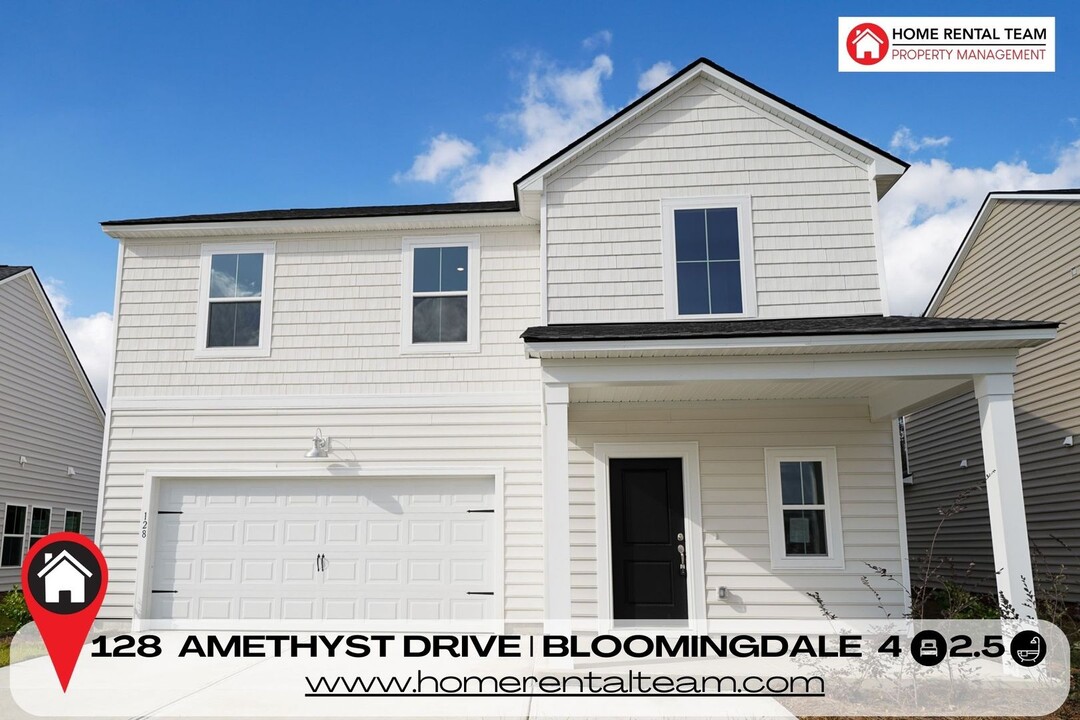 128 Amethyst Dr in Bloomingdale, GA - Building Photo