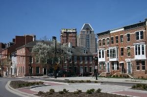 Albermarle Square in Baltimore, MD - Foto de edificio