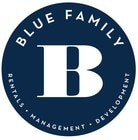 Property Management Company Logo Blue Family Development