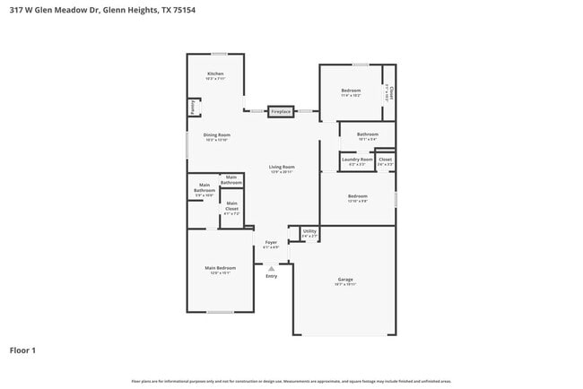 317 Glen Meadow Dr, Unit 2 in Glenn Heights, TX - Foto de edificio - Building Photo