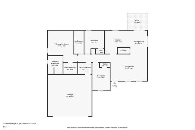 3204 Cloverridge Dr, Unit 0653 in Jacksonville, AR - Foto de edificio - Building Photo