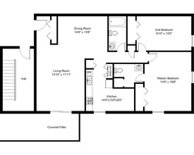 Conodoguinet Creek View Apartments in Camp Hill, PA - Foto de edificio - Floor Plan