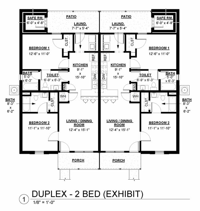 StoneRidge Duplexes of Poteau in Poteau, OK - Building Photo - Floor Plan