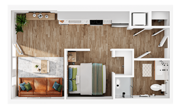 ANOVA Aggie Square in Sacramento, CA - Building Photo - Floor Plan