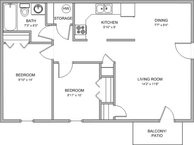 Callaway Villa in Holts Summit, MO - Building Photo - Floor Plan