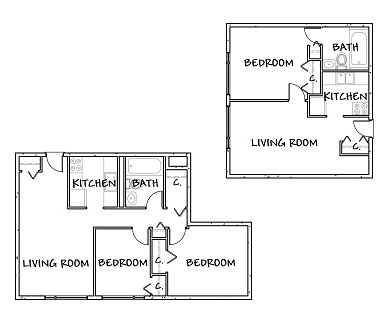 Page Tower in Cincinnati, OH - Foto de edificio - Floor Plan