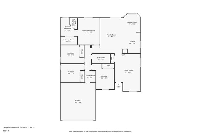 16038 W Carmen Dr in Surprise, AZ - Building Photo - Building Photo