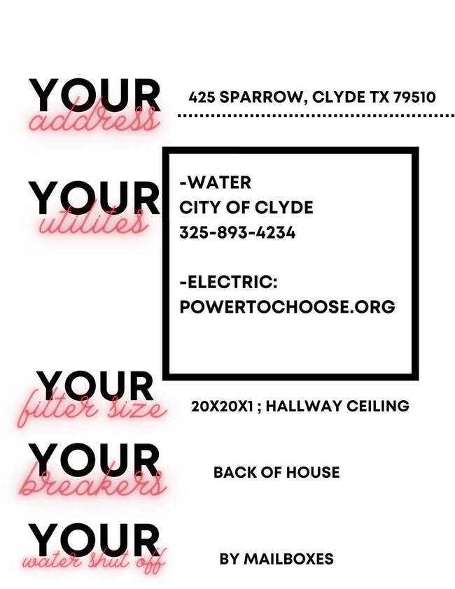 425 Sparrow Ln in Clyde, TX - Building Photo - Building Photo