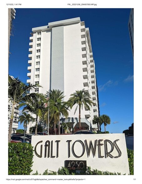 property at 4250 Galt Ocean Dr