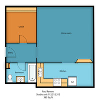 Paul Revere in Seattle, WA - Foto de edificio - Floor Plan