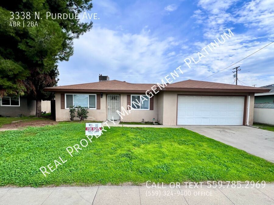 3338 N Purdue Ave in Fresno, CA - Building Photo