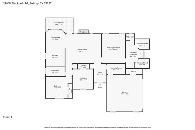 229 Blackjack Rd W in Aubrey, TX - Foto de edificio - Building Photo