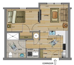 Bishop Gate Residences in Fredericton, NB - Building Photo - Floor Plan