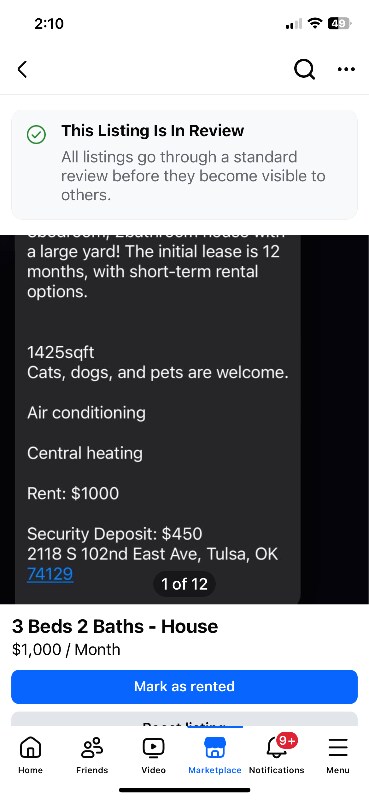 property at 2118 S 102nd E Ave