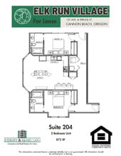 Elk Run Village in Cannon Beach, OR - Building Photo - Floor Plan