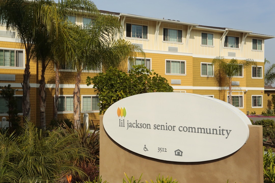 Lil Jackson Senior Community in Oceanside, CA - Building Photo