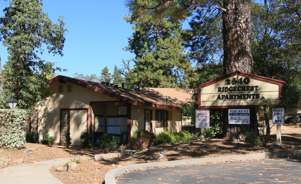 Ridgecrest Apartments in Placerville, CA - Building Photo