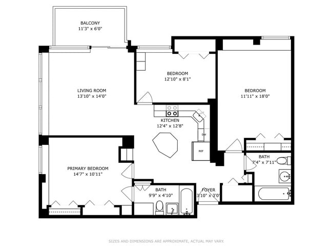 1360 N Sandburg Ter, Unit 1707 in Chicago, IL - Building Photo - Building Photo